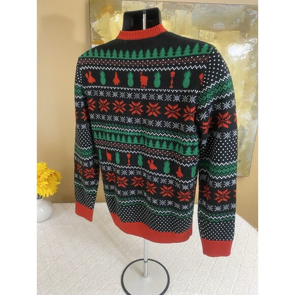 Sponge Bob Nickelodeon Patrick Christmas Theme AOP Ugly Sweater Size Small - Picture 9 of 14